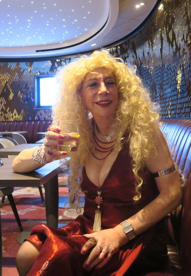 Dressed for 'Black Tie' evening