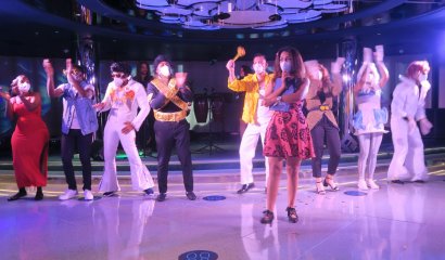 The ship's entertainment team
